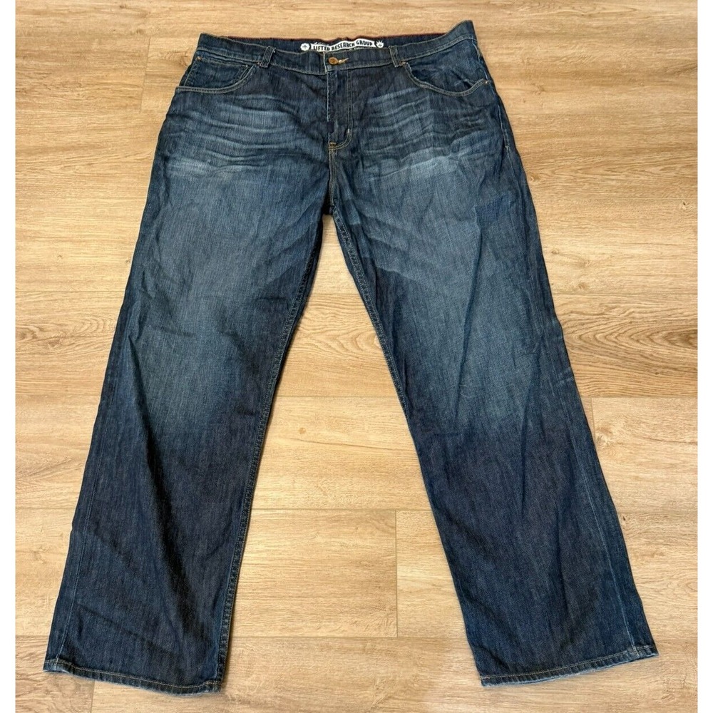 LRG Lifted Research Group C-47 Classic Dark Wash Straight Y2K Jeans Size 40